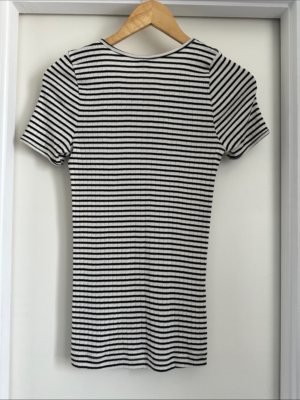 Mads Noorgard Ribbed Short-Sleeve Crew Tee - Picture 2 of 3